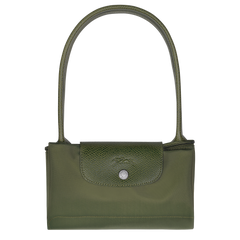 Longchamp Le Pliage Green Medium Handbag Forest