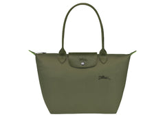 Longchamp Le Pliage Green Medium Tote Bag Forest