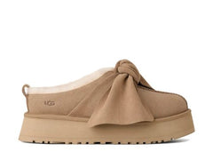 UGG Platform Slip-On Bow Slipper Sand (W)