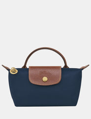 Longchamp Le Pliage Original Pouch With Handle Navy
