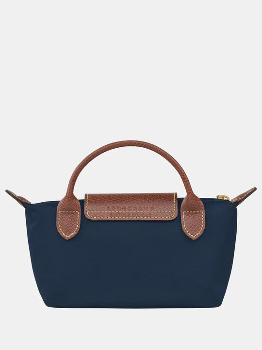 Longchamp Le Pliage Original Pouch With Handle Navy