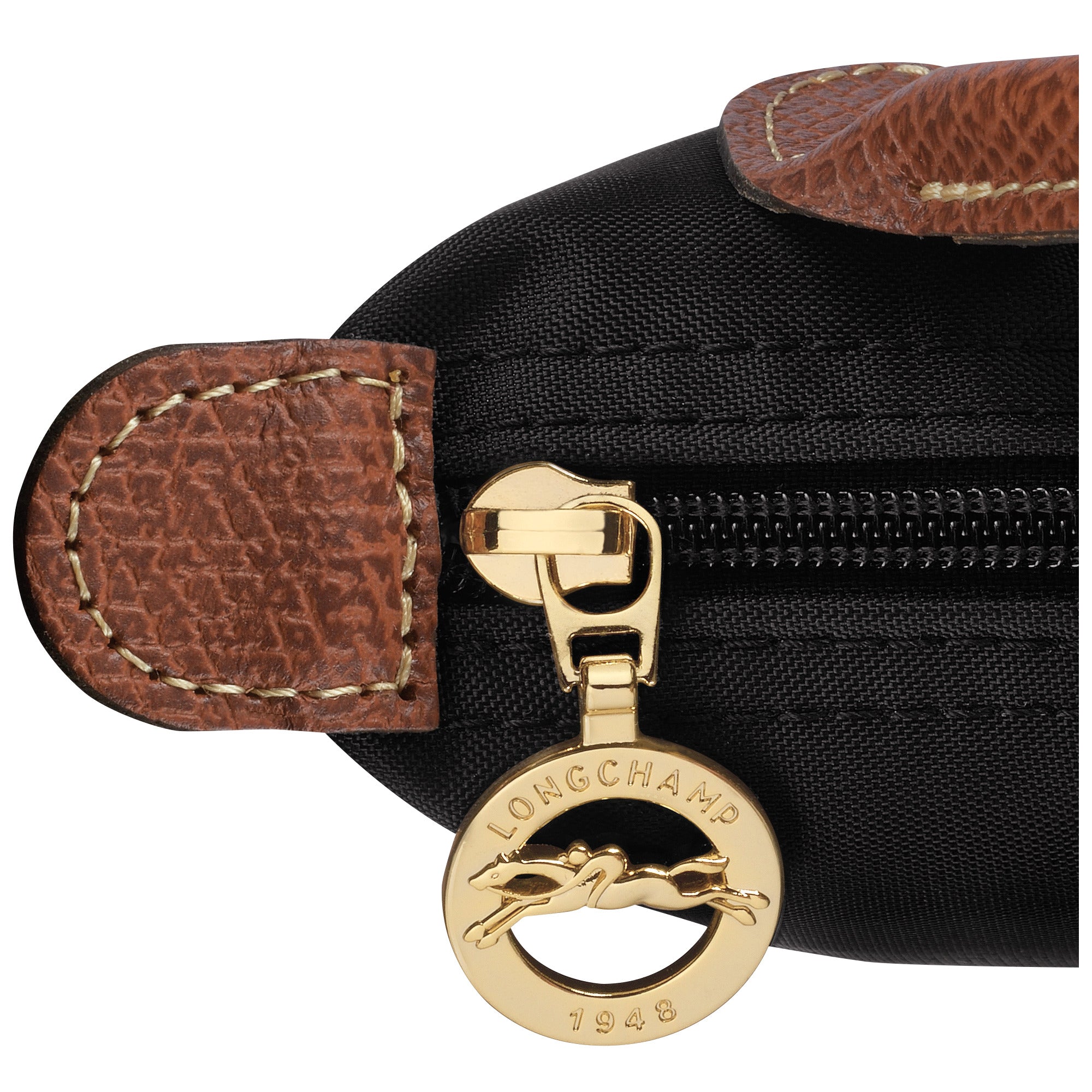 Longchamp Le Pliage Original Pouch With Handle Black