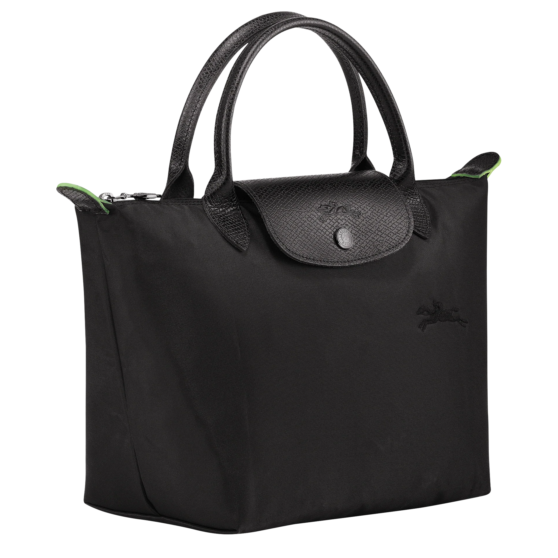 Longchamp Le Pliage Green Medium Tote Bag Black