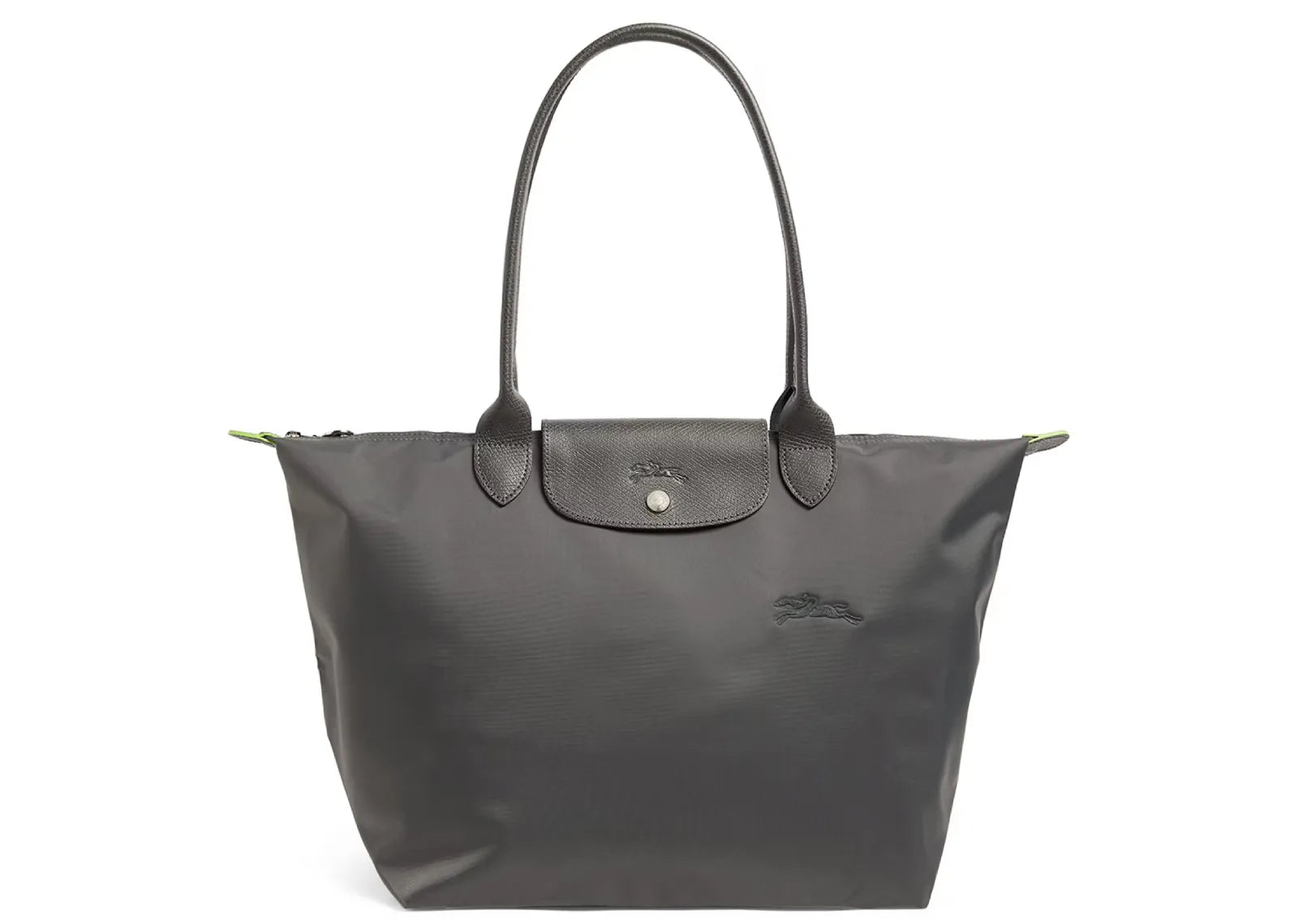 Longchamp Le Pliage Green Large Tote Bag Graphite