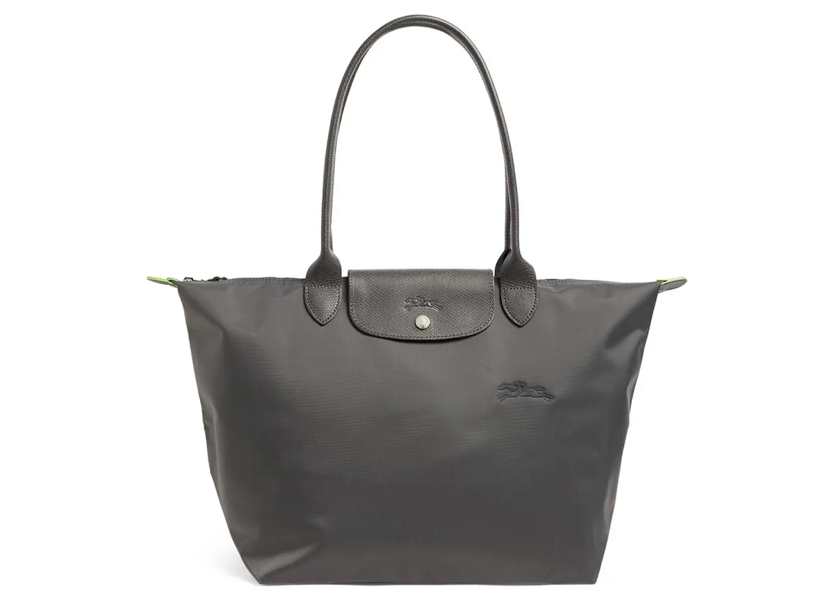Longchamp Le Pliage Green Large Tote Bag Graphite