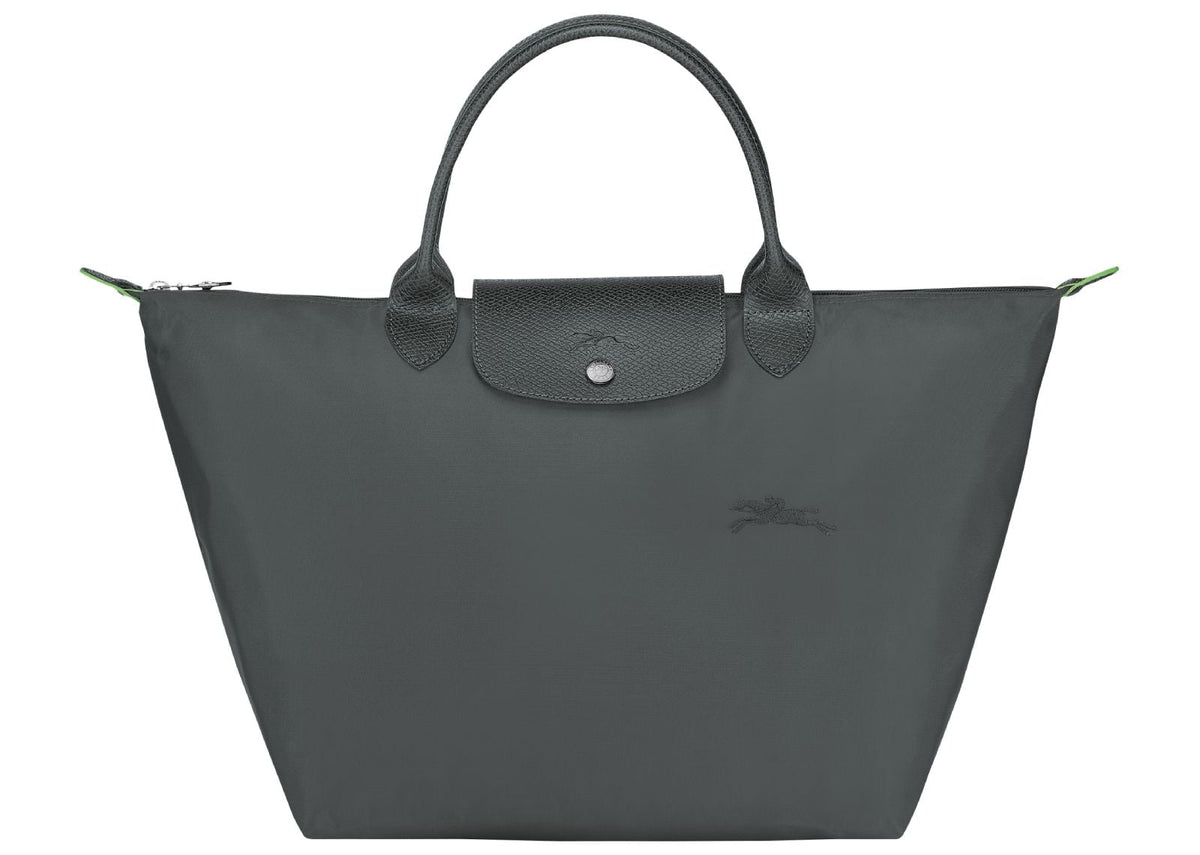 Longchamp Le Pliage Green Medium Handbag Graphite