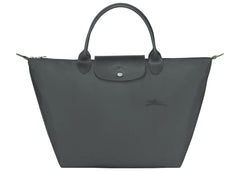Longchamp Le Pliage Green Medium Handbag Graphite