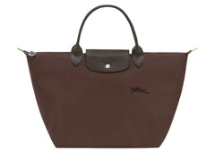 Longchamp Le Pliage Green Medium Handbag Mocha