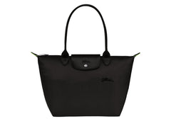 Longchamp Le Pliage Green Medium Tote Bag Black