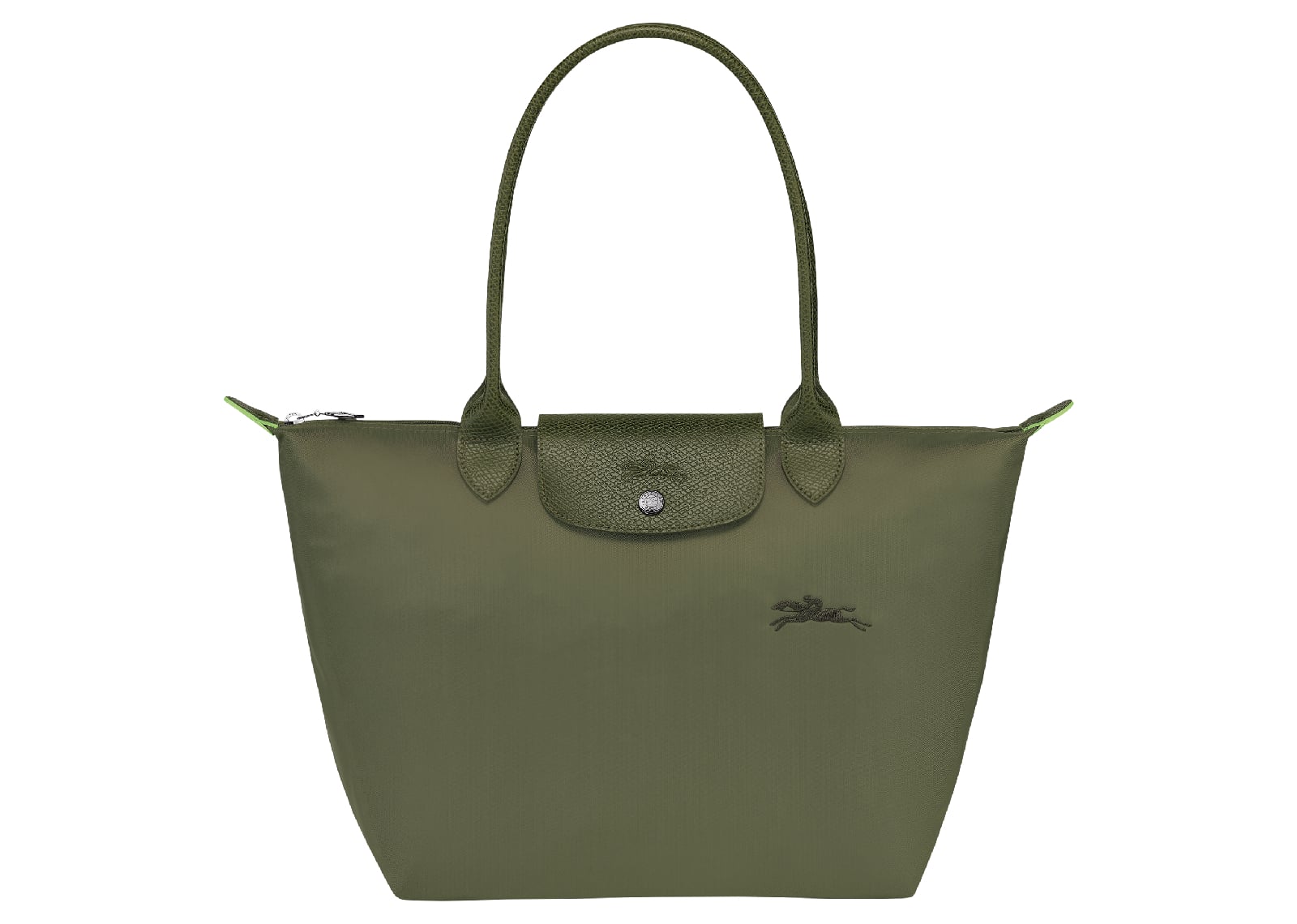 Longchamp Le Pliage Green Medium Tote Bag Forest