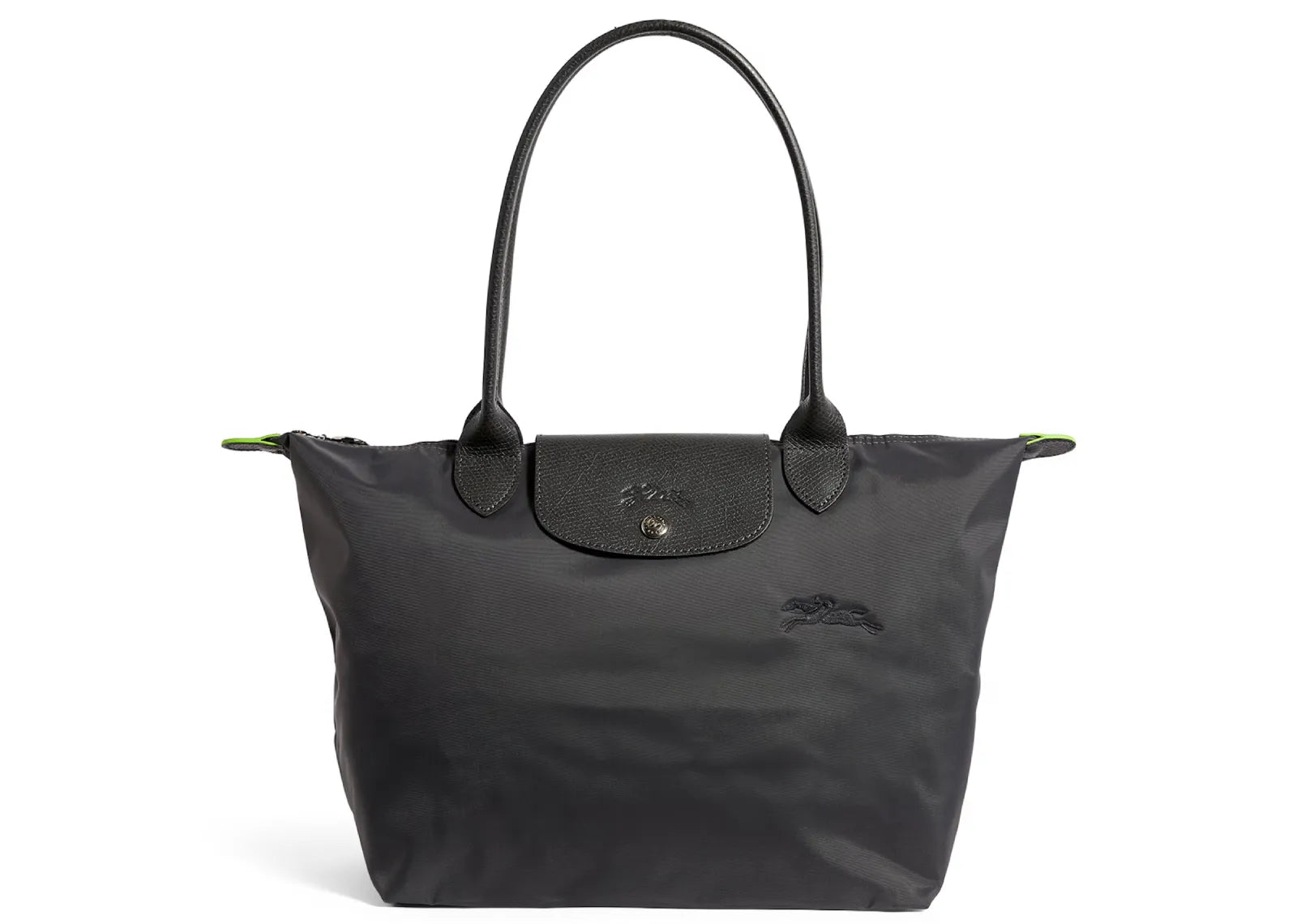 Longchamp Le Pliage Green Medium Tote Bag Graphite