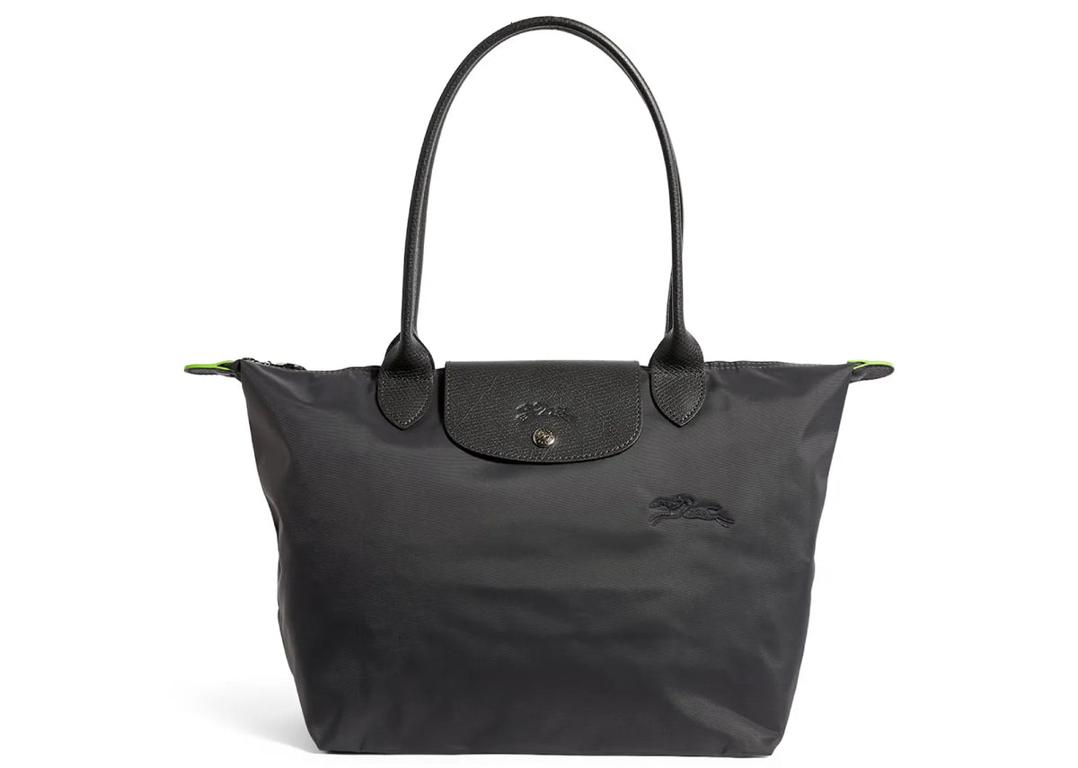 Longchamp Le Pliage Green Medium Tote Bag Graphite
