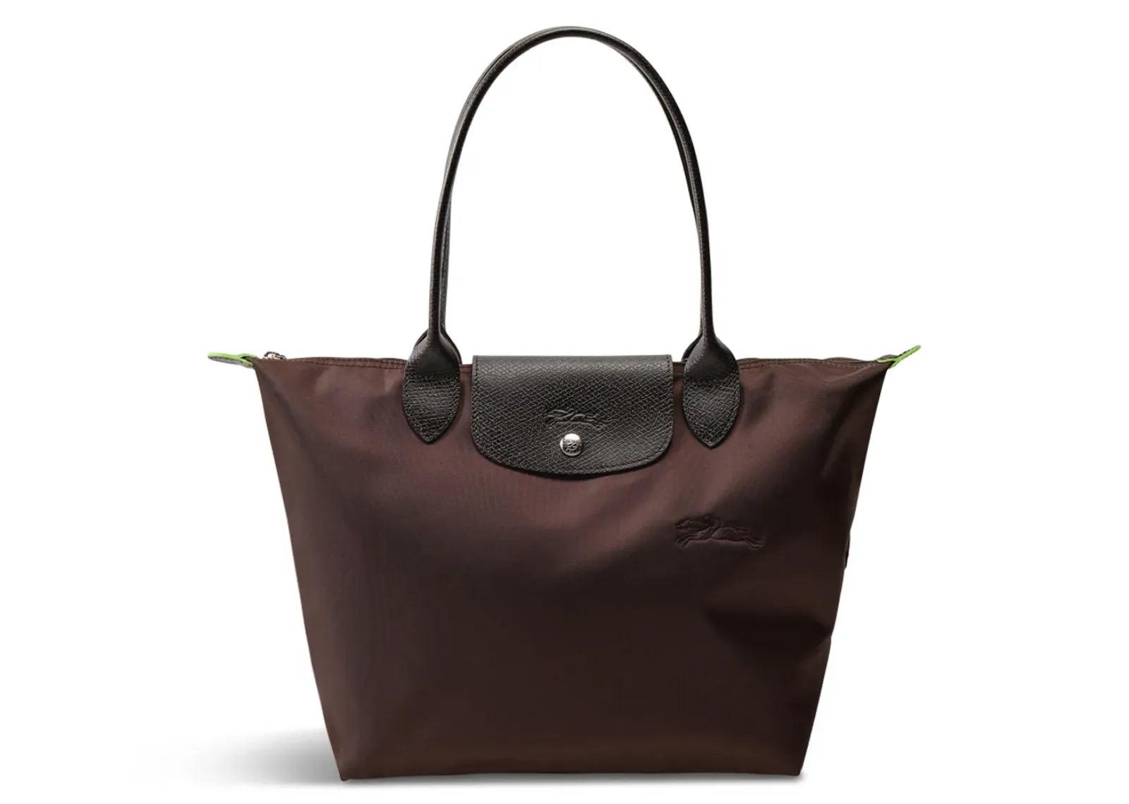 Longchamp Le Pliage Green Medium Tote Bag Mocha