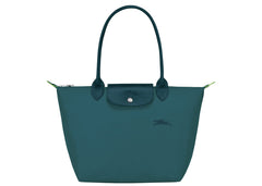 Longchamp Le Pliage Green Medium Tote Bag Peacock