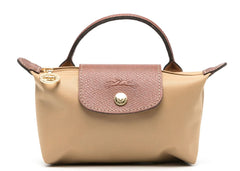 Longchamp Le Pliage Original Pouch With Handle Fawn