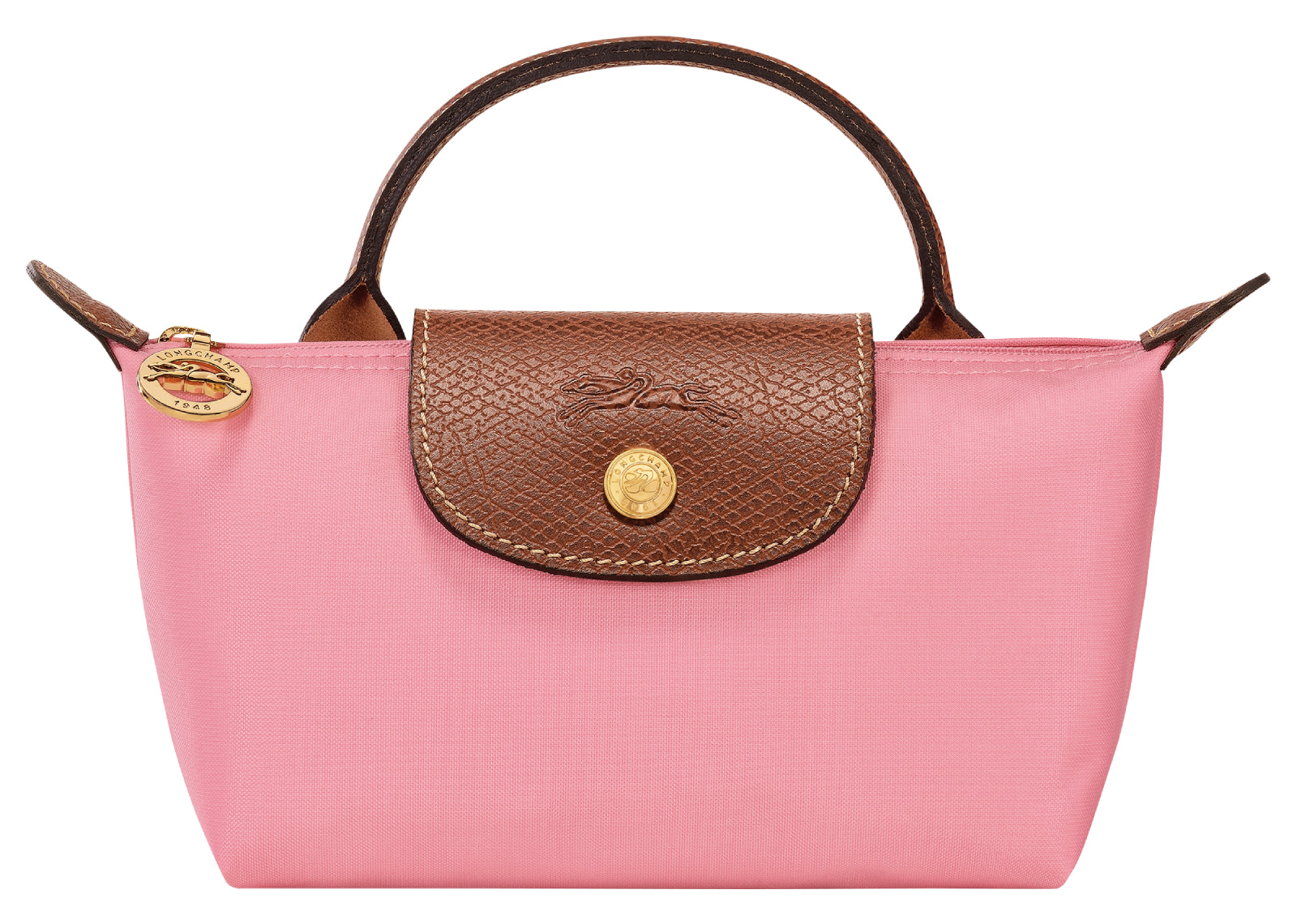 Longchamp Le Pliage Original Pouch with Handle Marshmallow