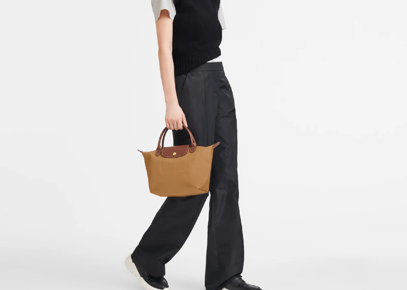 Longchamp Le Pliage Original Small Handbag Fawn